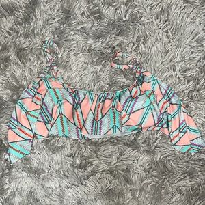 Cute Patterned Swimsuit Top